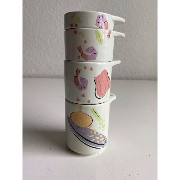 Disney Epcot International Food Wine Festival Tiana Measuring Cup Set Of 4 NEW - Picture 5 of 11